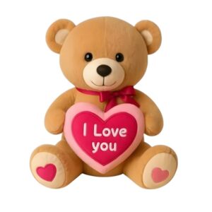 Peluş 40 cm I Love Kalpli Ayı