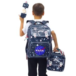 NASA Temalı 3'lü İlkokul Çanta Seti - Peluş Oyuncak Hediyeli