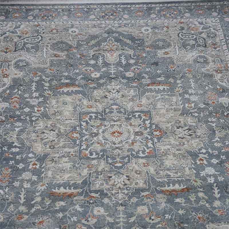 Otantik Madalyon Desenli Vintage Dokuma Salon Halısı Saçaklı 200x290 cm - Görsel 3