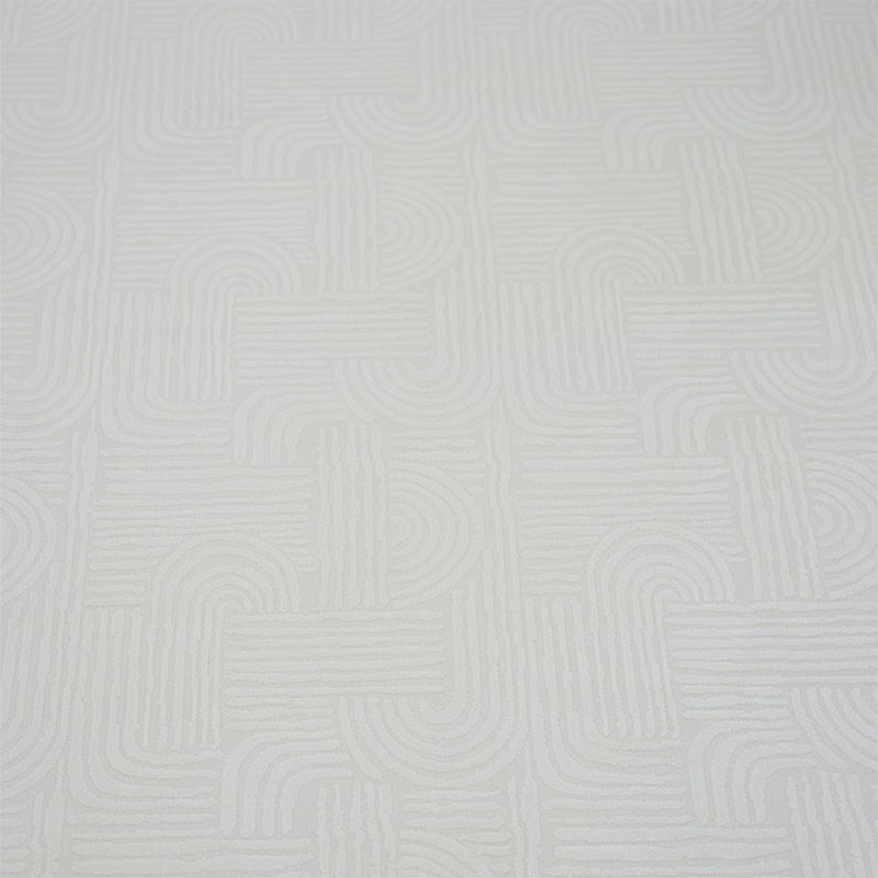 Modern Geometrik Desenli Akrilik Dokuma Salon Halısı Saçaklı - Görsel 3