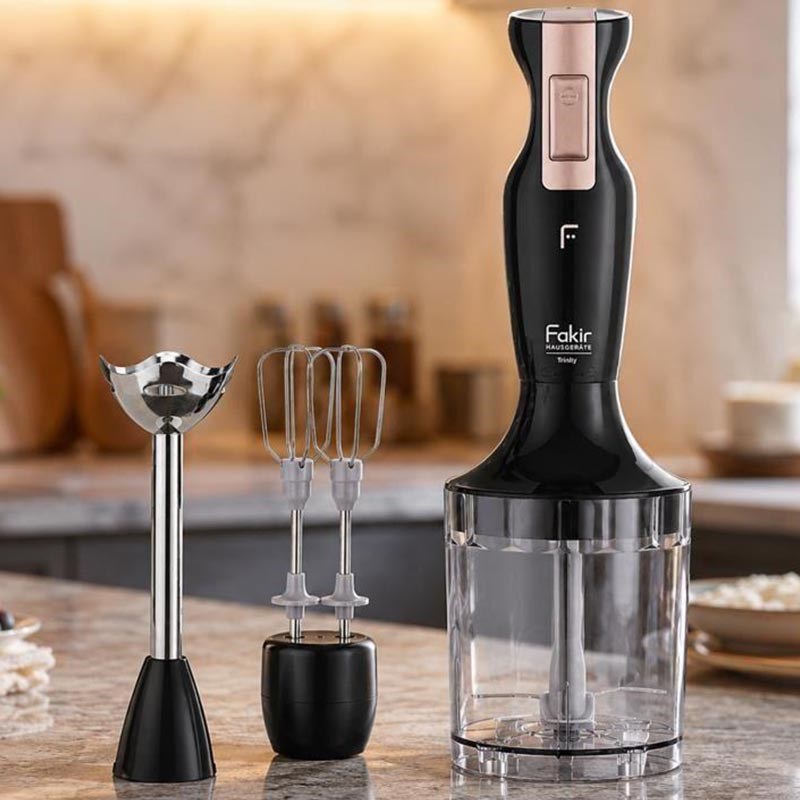 Fakir Trinity 900 W Blender Seti Siyah - Görsel 4
